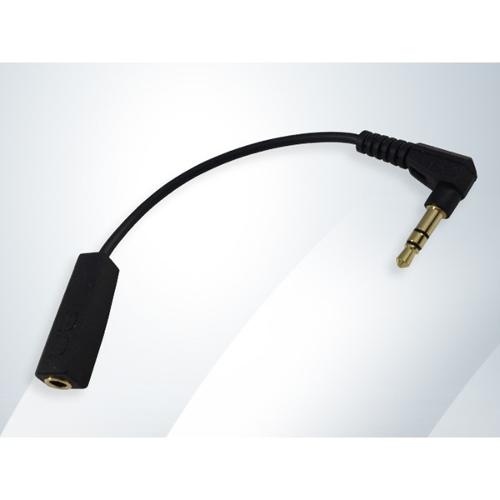 Buffer attenuator for connecting ear phones with 3.5mm stereo connector
